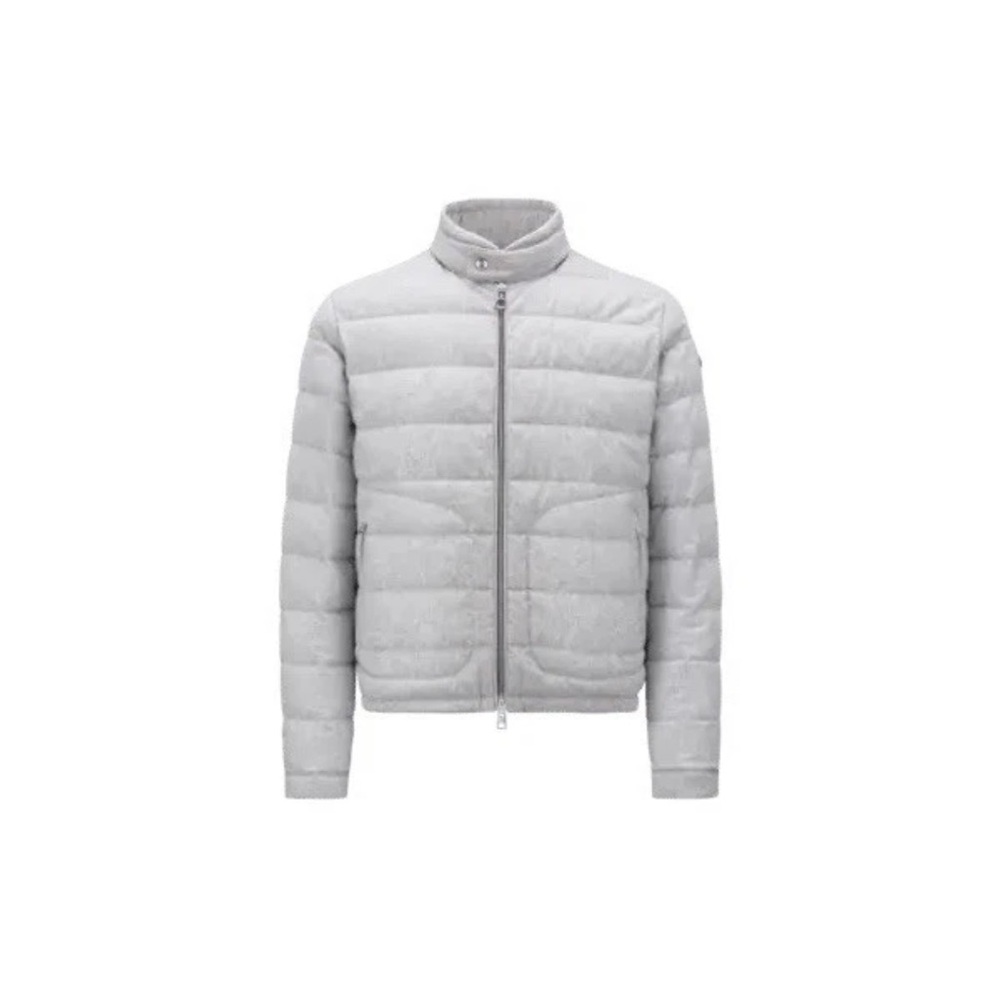 Moncler Light Gray Puffer Jacket